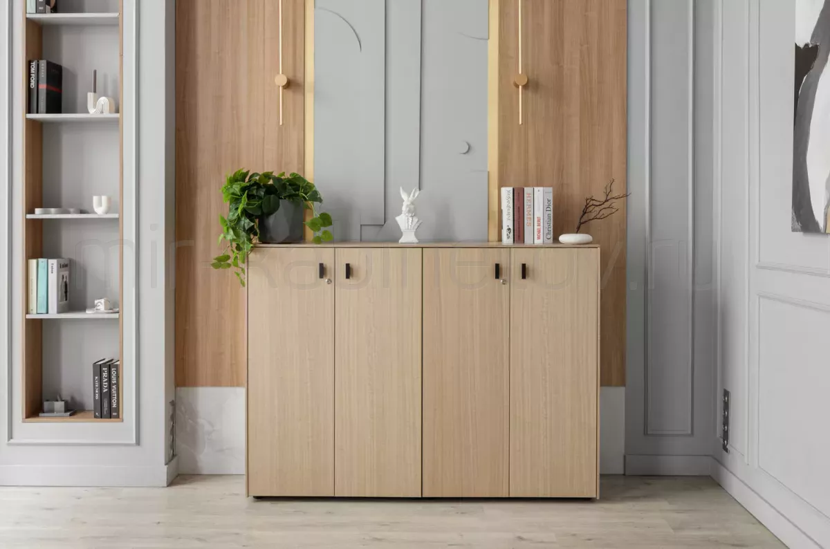 Кабинет руководителя Enzo Светлый эвкалипт/Черный – фото 3