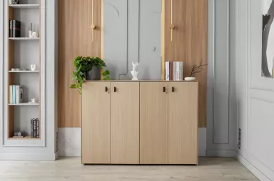 Кабинет руководителя Enzo Светлый эвкалипт/Черный – фото 3