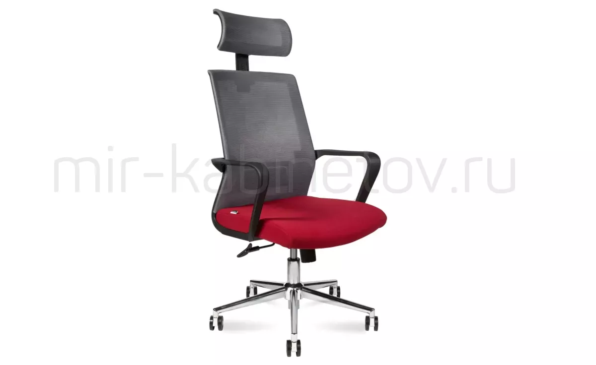 Кресло для руководителя Интер CH-180A chrome base – фото 1